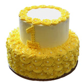 Two Tier Rose cake